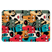 Magnet Flexible La Crowd of cats (Horizontal)