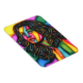 Magnet Flexible La Dolce Espressione art original femme abstraite (Côté Droit)