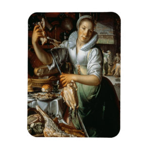 Magnet Flexible La domestique de cuisine (avec le Christ, Mary et