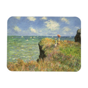 Magnet Flexible La falaise à Pourville de Claude Monet