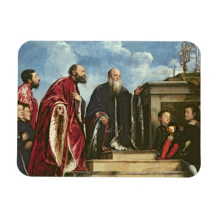 Magnet Flexible La famille de Vendramin, 1543-47 (huile sur la