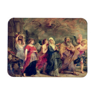 Magnet Flexible La famille du sort partant de Sodom, 1625 (huile