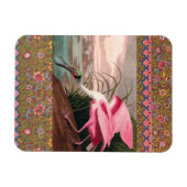 Magnet Flexible La faune des oiseaux d'Audubon de Spoonbill Roseat (Horizontal)