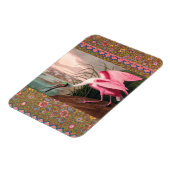 Magnet Flexible La faune des oiseaux d'Audubon de Spoonbill Roseat (Côté Gauche)
