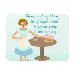 Magnet Flexible La femme au foyer en métal mort