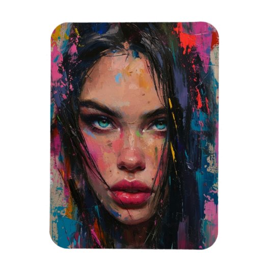 Magnet Flexible La femme dans le miroir (Vertical)