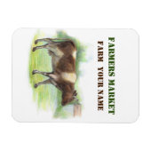 Magnet Flexible La ferme à la vache (Horizontal)