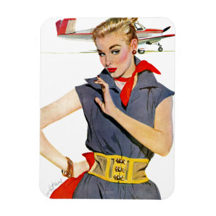 Magnet Flexible La fille qui a volé des avions