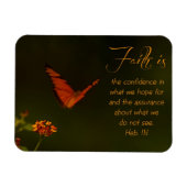 Magnet Flexible La foi est...Écriture Inspirante (Horizontal)