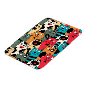 Magnet Flexible La foule de chats (Côté Gauche)