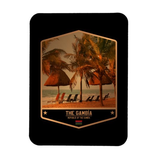 Magnet Flexible La Gambie (Vertical)