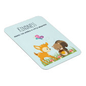 Magnet Flexible La gentillesse avec de mignons créatures de bois (Côté Droit)