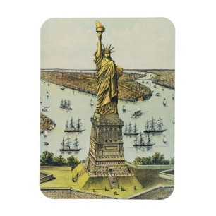 Magnet Flexible La Grande Statue de Bartholdi, Statue de la Libert