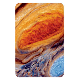 Magnet Flexible La Grande Tache Rouge de Jupiter - Photo NASA Voya