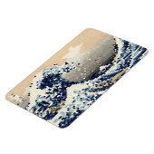 Magnet Flexible La Grande vague au large de Kanagawa 8 bits Pixel  (Côté Gauche)