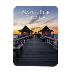 Magnet Flexible La jetée de Naples en Floride, article de fantaisi