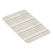 Magnet Flexible La joie du blanc | Motif de bandes d'aquarelle (Côté Droit)