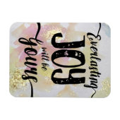 Magnet Flexible La joie éternelle sera votre aimant (Horizontal)