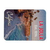 Magnet Flexible La Jolla Beach Cove San Diego California Souvenir (Horizontal)