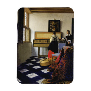 Magnet Flexible La leçon de musique par Johannes Vermeer
