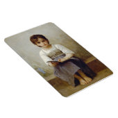 Magnet Flexible ""La leçon difficile" de William Bouguereau (Côté Droit)