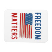 Magnet Flexible La liberté est importante (Horizontal)