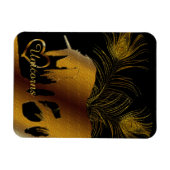 Magnet Flexible La licorne d'or (Horizontal)