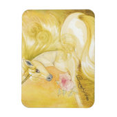 Magnet Flexible La licorne dorée rêveuse (Vertical)