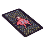 Magnet Flexible La Litanie de la fille Geek pour le féminisme (Côté Droit)