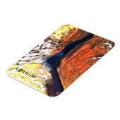 Magnet Flexible La lumière est la vie - la grotte de plage se conn (Côté Gauche)