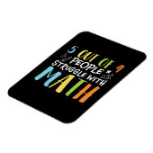 Magnet Flexible La lutte des professeurs de mathématiques avec les (Côté Gauche)
