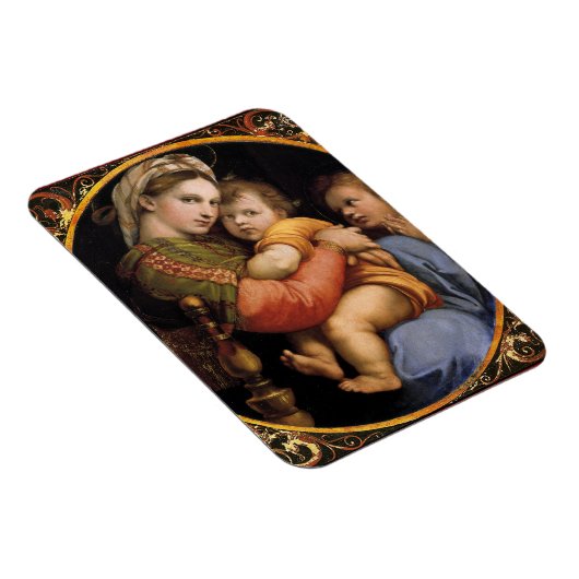 Magnet Flexible La Madonna della sedia de Raphael (Côté Droit)