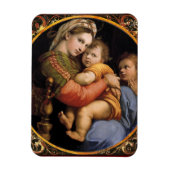 Magnet Flexible La Madonna della sedia de Raphael (Vertical)
