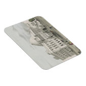 Magnet Flexible La Maison Blanche, Capitole à Washington Lithograp (Côté Droit)