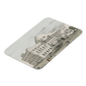 Magnet Flexible La Maison Blanche, Capitole à Washington Lithograp (Côté Gauche)