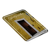 Magnet Flexible La Maison Jaune, Campeche, Mexique (Côté Droit)