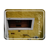 Magnet Flexible La Maison Jaune, Campeche, Mexique (Horizontal)
