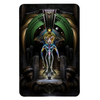 Magnet Flexible La Majesté De Trilia Fractal Portrait Imaginaire