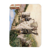 Magnet Flexible La Marche Nuptiale par Robinson, Jeunes Mariés Vin (Vertical)