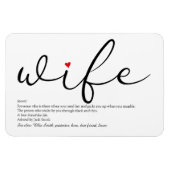 Magnet Flexible La meilleure définition de femme au monde (Horizontal)