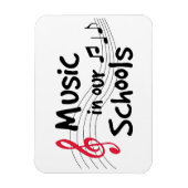 Magnet Flexible La musique est un aimant magnétique flexible (Vertical)