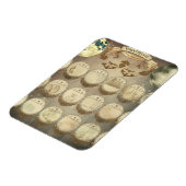 Magnet Flexible La mystique de la Lune - Phases antiques de la Lun (Côté Gauche)