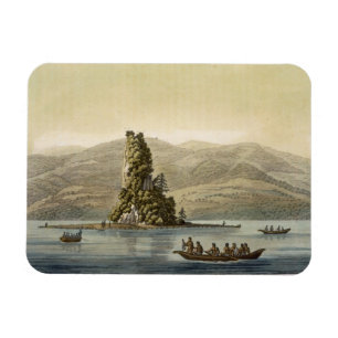 Magnet Flexible La nouvelle Norfolk près de Vancouver (gravure de