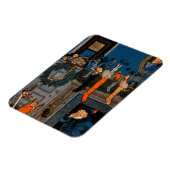 Magnet Flexible La nuit avant Noël, par Denlow, 1903 (colou (Côté Gauche)