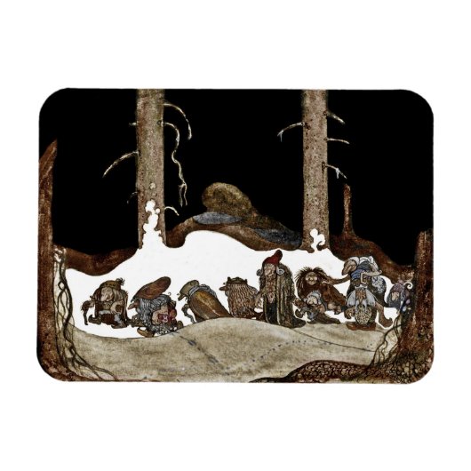 Magnet Flexible La nuit d'hiver (Horizontal)