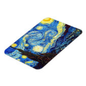 Magnet Flexible La nuit étoilée par Vincent van Gogh 1889 (Côté Gauche)