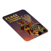 Magnet Flexible La Paix Par La Force (Côté Droit)