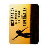 Magnet Flexible La patience de l'inspiration - Motivationnel (Vertical)