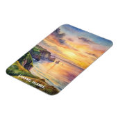 Magnet Flexible La peinture aquarelle du parc national des Îles-de (Côté Gauche)