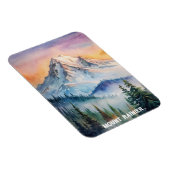 Magnet Flexible La peinture aquarelle du parc national du Mont-Rai (Côté Droit)